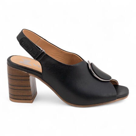 Venüs 2108518 Hakiki Deri Topuklu Kadın Sandalet