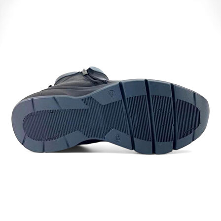 Mammamia D23KB-5160 Hakiki Deri Kadın Bot