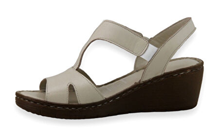 Mammamia D23YS-1055 Deri Comfort Kadın Sandalet