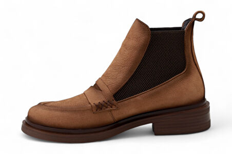 Mammamia D24KB-1440 Hakiki Deri Kadın Bot