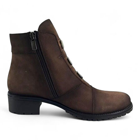 Mammamia D24KB-1585 Hakiki Deri Kadın Bot