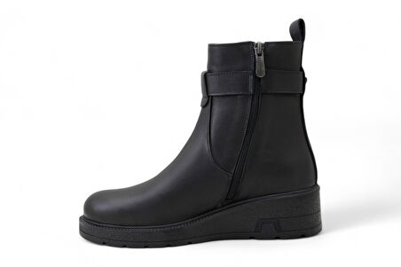 Mammamia D24KB-1625 Hakiki Deri Kadın Bot