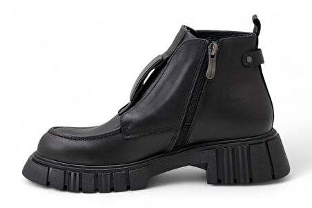 Mammamia D24KB-1990 Hakiki Deri Kadın Bot