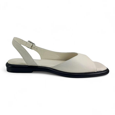 Mammamia D24YS-1720 Hakiki Deri Kadın Sandalet