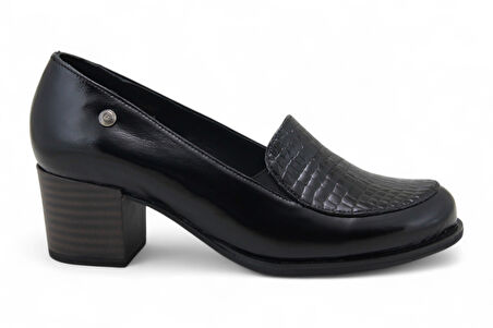 Mammamia D25YA-3775 Deri Topuklu Kadın Ayakkabı