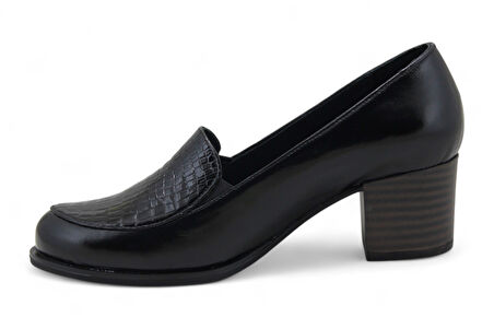 Mammamia D25YA-3775 Deri Topuklu Kadın Ayakkabı