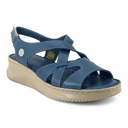 Mammamia D25YS-2370 Deri Comfort Kadın Sandalet