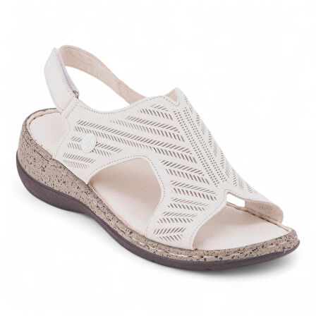 Mammamia D25YS-2880 Deri Comfort Kadın Sandalet