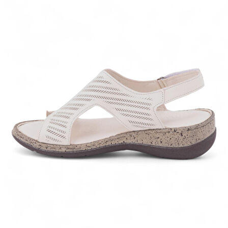 Mammamia D25YS-2880 Deri Comfort Kadın Sandalet