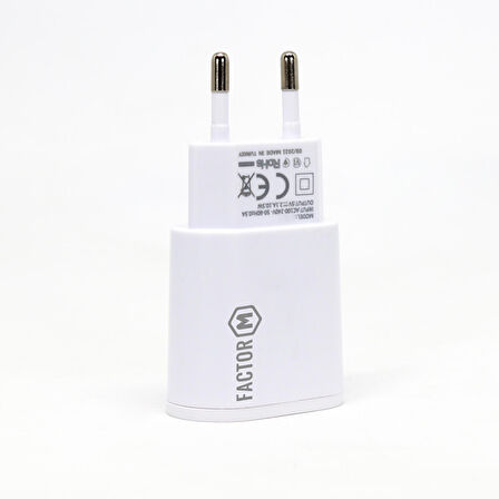 Global Çift Çıkışlı 2.1A Type-C Ev Tipi Şarj Aleti Set (FM101T)