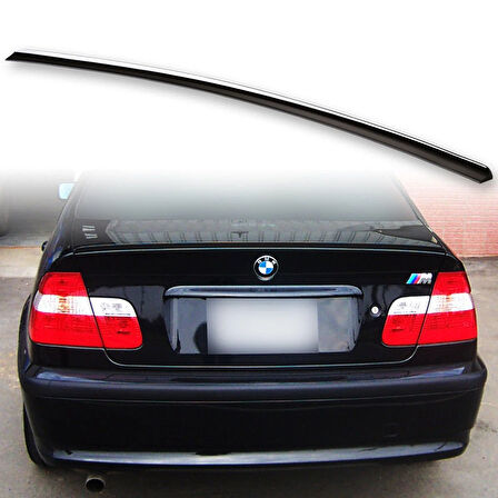 AUTOGP  Bmw e46 m3 bagaj üstü spoiler siyah boyalı plastik 1998 / 2005