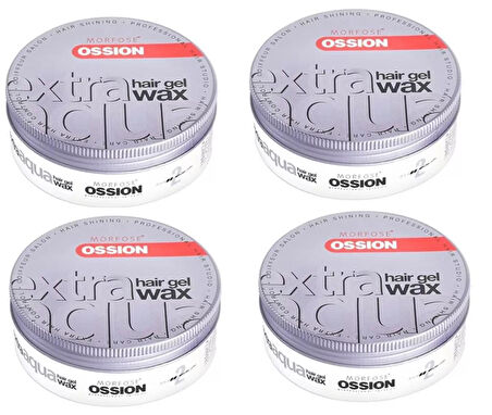 Morfose Ossion Extra Hair Gel no:2 Wax 150 Ml X 4 Adet