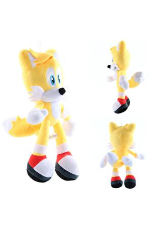 66088 Sonic Boom & Arkadaşları Figür Peluş Oyuncak Büyük Boy Miles Tails Prower