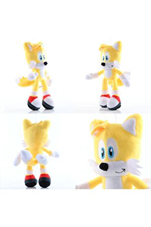 66088 Sonic Boom & Arkadaşları Figür Peluş Oyuncak Büyük Boy Miles Tails Prower