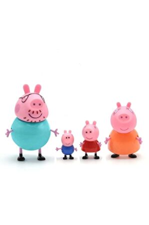 Peppa Pig Ailesi 4 Lü Figür Oyuncak