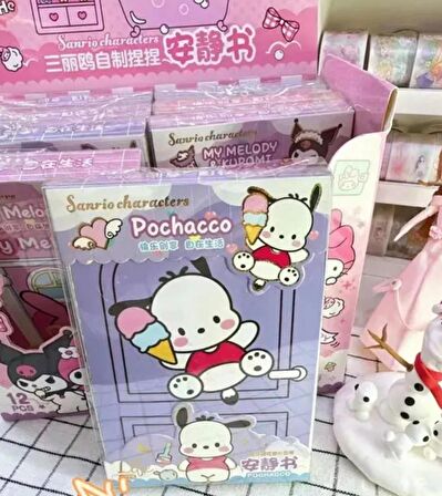 Sanrio Karakterleri Quiet Book Pochacco