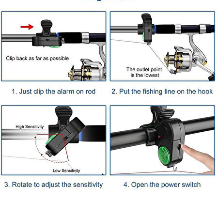Effe Olta Kamış Alarmı 2li Set Sesli Işıklı HG2519-2A