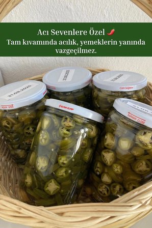 1/2 Kg Jalapeno Acı Biber Turşusu