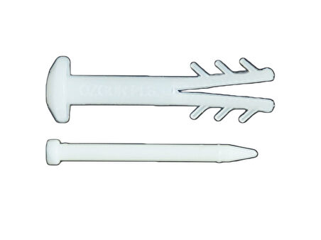 MADE PLASTİK Çivili Dübel 7 mm - 1 PK 500 Adet