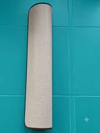NOKTA DESENLİ Dikili Soba altı Muşamba 100 x 115 CM Isı Koruyucu Soba Altı Örtüsü