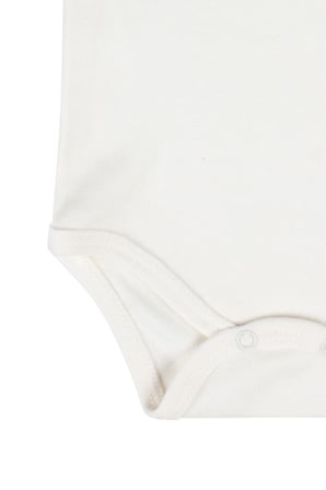 Unisex Ekru Kısa Kollu Düz Zıbın