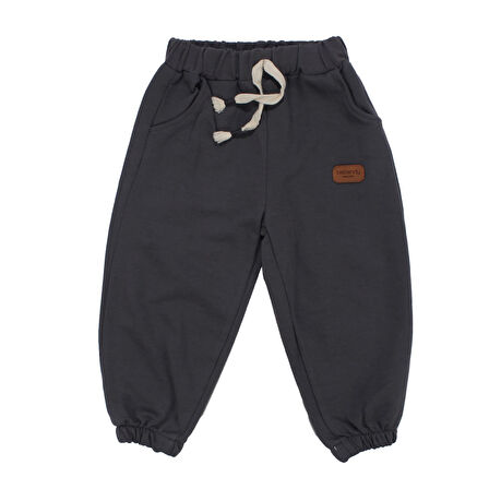 Erkek Çocuk Beyaz Gri Hİ Baskılı Bereli 3'lü Takım