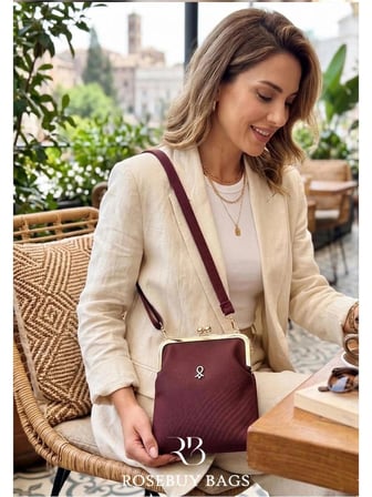 Bellezza Collection Bordo Kadın Omuz Çantası – Modern Şehir Stili