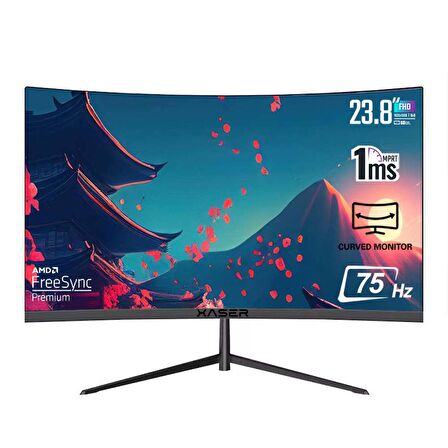 Xaser XS-C238FHD 1ms 75Hz Vga Hdmi 1920x1080 23.8" Curved Gaming Monitör