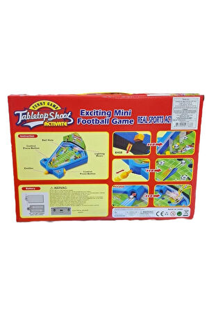 Seçtim Aldım Masaüstü Tilt Mini Futbol Oyunu 47788 Tabletop Shoot Müzikli Işıklı 4