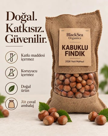 Rize Kabuklu Fındık Yeni Mahsul 500 Gr