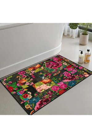 Banyo Paspası, Yumuşak Banyo Halısı, Kaymaz Dot Tabanlı, Yıkanabilir - 60x100