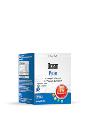 Ocean Pulse Balık Yağı 30 Kapsül