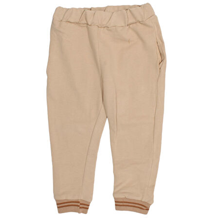 Erkek Çocuk Kahve Bej E Nakışlı Kolej Hırkalı 3'Lü Takım