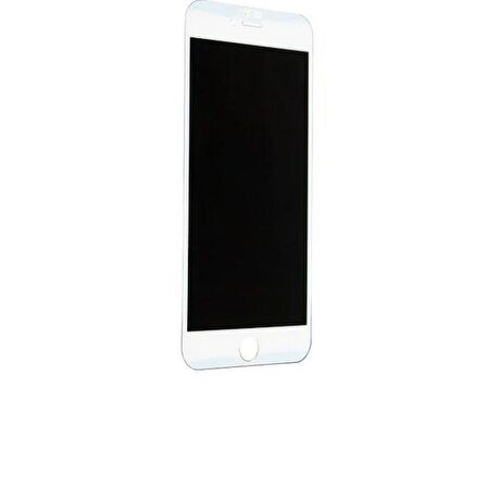 Atb Design iPhone 6 Plus 7d Temperli Kavisli Kırılmaz Ekran Koruyucu Beyaz NEW0005
