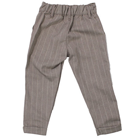 Erkek Çocuk Kiremit Cebi Mendilli Gömlekli 2'li Takım