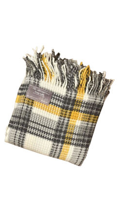 Dinarsu Cozy Life Pamuklu Skoç Tv Battaniyesi 130 x 170