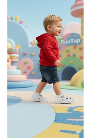 Hakiki Deri Tam Ortopedik İlk Adım Bebe Ayakkabı Beyaz