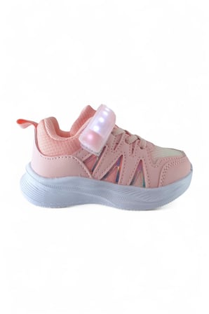 Ortopedik Taban Nefes Alabilen Bebe Spor Ayakkabı Pembe