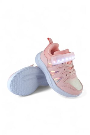 Ortopedik Taban Nefes Alabilen Bebe Spor Ayakkabı Pembe