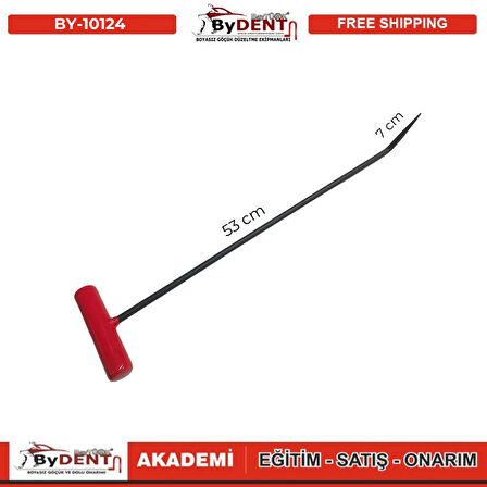 Pdr Boyasız Göçük Düzeltme Çubuğu T Sap 7 53 cm