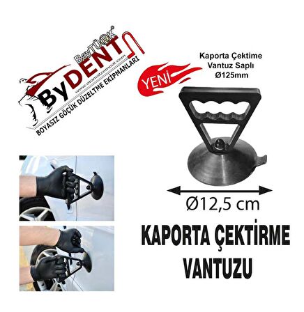 Pdr Manuel Kaporta Çektime Saplı Vantuz 125Mm