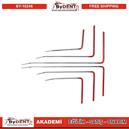 Pdr Boyasız Göçük Düzeltme Kuşak Arası Özel Seri 6 lı