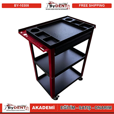 Pdr Boyasız Göçük Düzeltme Çekmeceli Malzeme Sehpası 