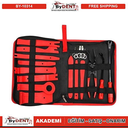 19 Parça Oto Döşeme Klips ve Trim Sökme Seti