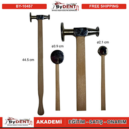 Pdr Boyasız Göçük Düzeltme Çekiç Değişken Gövde Ağaç Sap