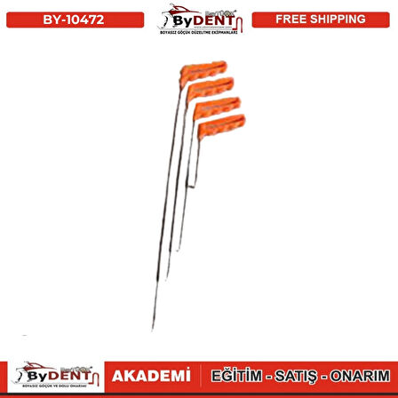 Pdr Boyasız Göçük Düzeltme 4 Parça Sustalı Çubuk Seti