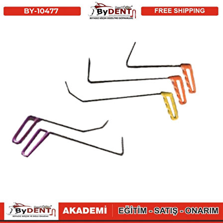 Pdr Boyasız Göçük Düzeltme 5 Parça Sustalı Çubuk Seti