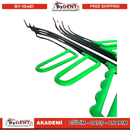 Pdr Boyasız Göçük Düzeltme 8 Parça Özel Tasarım Çubuk Seti