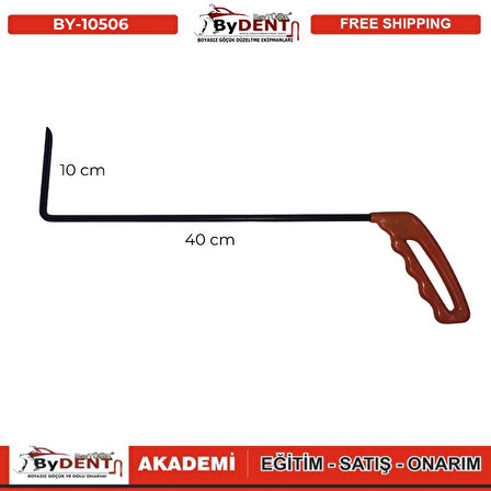 Pdr Boyasız Göçük Düzeltme Çubuğu Dik Açı 10 40 cm