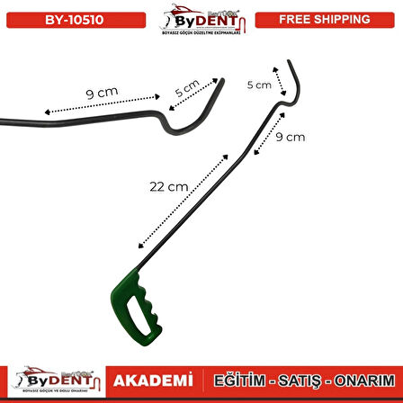 Pdr Boyasız Göçük Düzeltme Çubuğu 22 9 5 cm